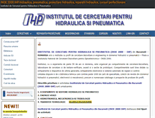 Tablet Screenshot of ihp.ro